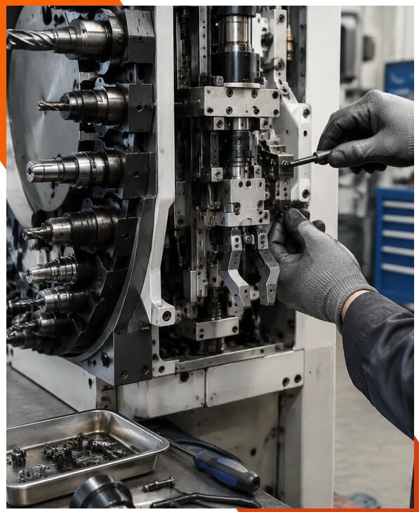 Ремонт механизмов смены инструмента станков в Выборге