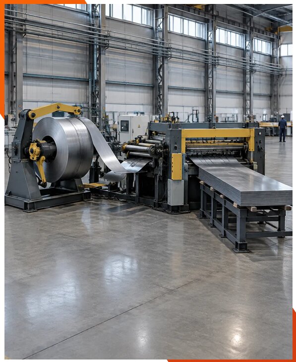 Поставка линий поперечной резки металла в Выборге